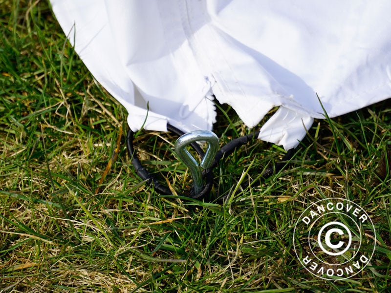 Faltzelt FleXtents PRO 3x3m Weiß, mit 4 Seitenwänden