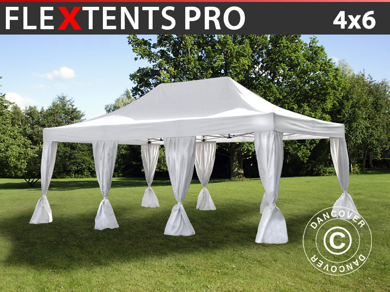 Faltzelt FleXtents PRO 4x6m Weiß – Jetzt bestellen