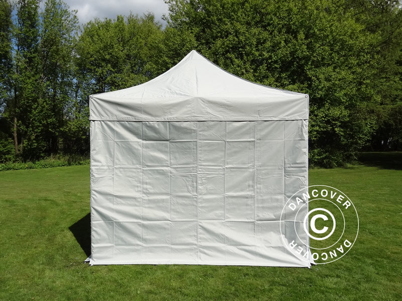 Pop up gazebo FleXtents PRO 3x3 m Silver, incl. 4 sidewalls