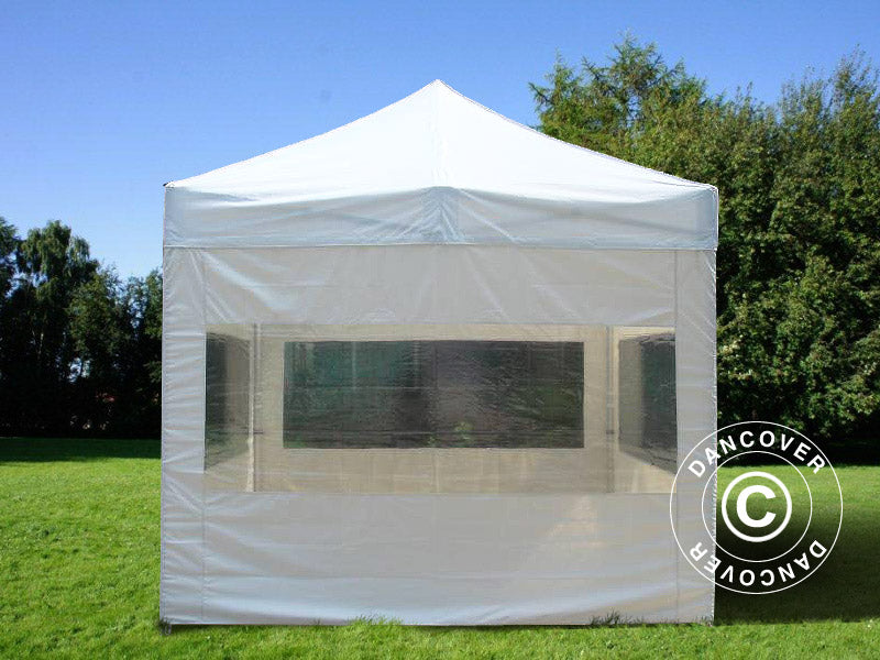 Tenda Dobrável FleXtents Xtreme 50 3x3m Branco, incl. 4 paredes laterais