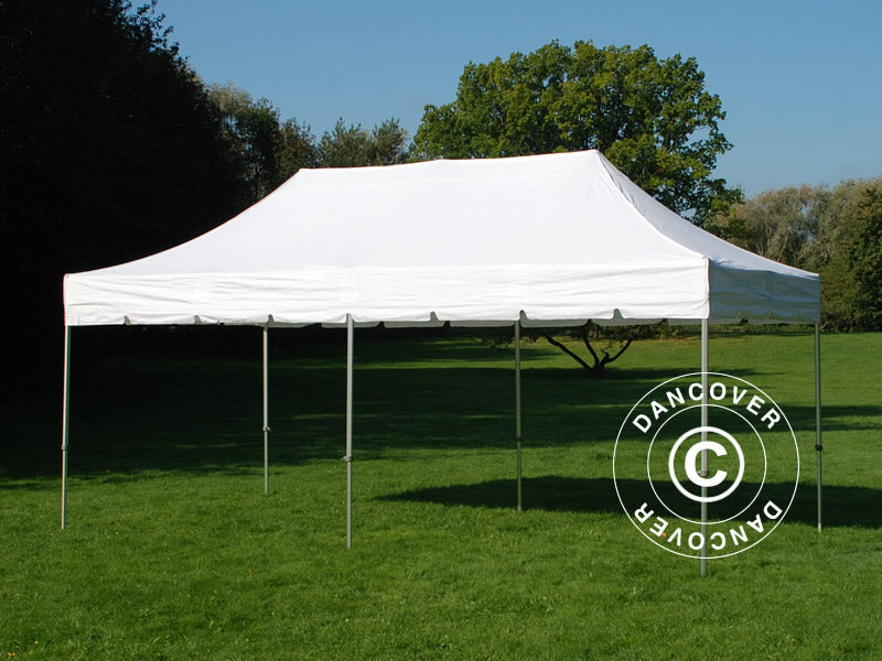 Prekybinė palapinė FleXtents PRO "Peaked" 3x6m Balta