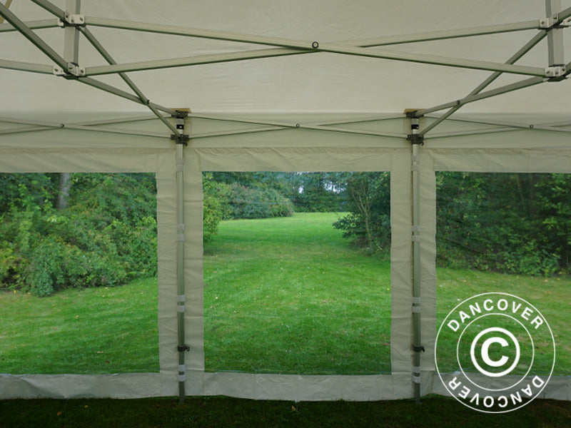 Pikateltta FleXtents Xtreme 50 Heavy Duty 4x6m Valkoinen, 8 sivuseinät
