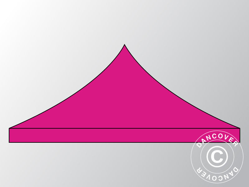 Dachplane für Faltzelt FleXtents 3x6m, Rosa