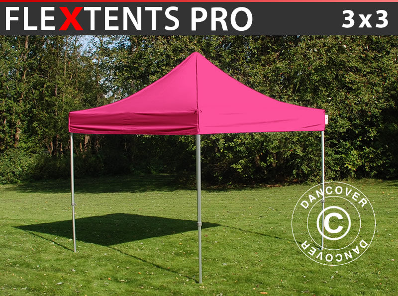 Vouwtent FleXtents PRO 3x3m Roze