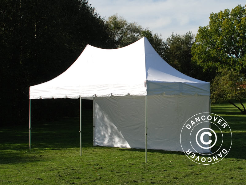 Pop Up aiatelk FleXtents PRO Peak Pagoda 3x6m Valge, ks. 6 külgseina