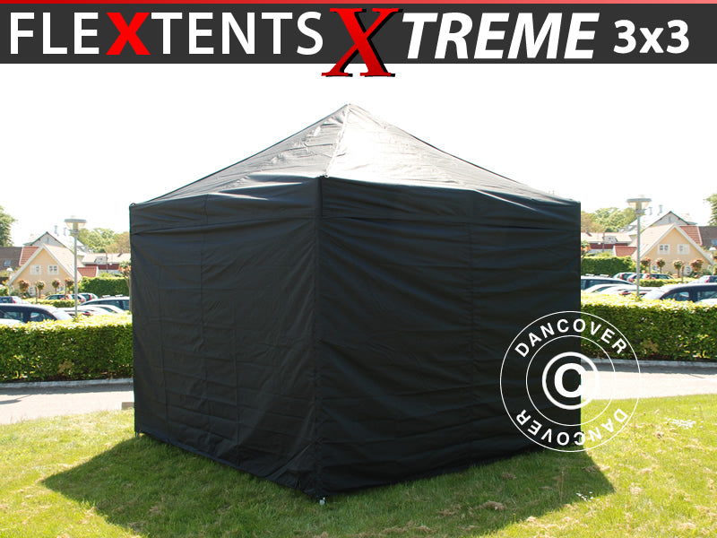 dancover faltzelt Faltzelt FleXtents Xtreme. Faltzelt 3x3m. Faltzelt Schwarz. Jetzt kaufen