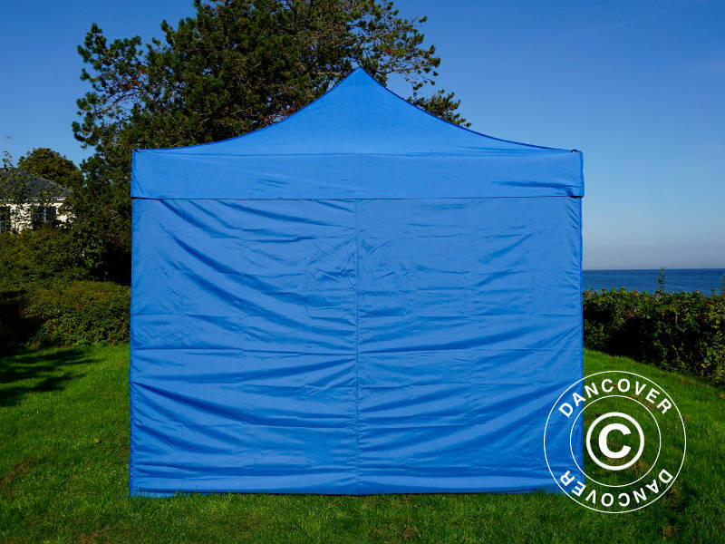 Tente pliante FleXtents Xtreme 60 3x3m Bleu, avec 4 cotés