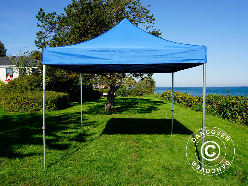 Vouwtent FleXtents Xtreme 60 3x3m Blauw, inkl 4 Zijwanden