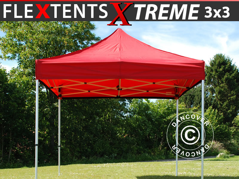 Prekybinė palapinė FleXtents Xtreme 60 3x3m Raudona