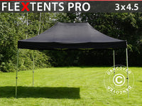 Pop up gazebo FleXtents PRO 3x4.5 m Black