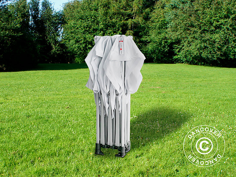 Faltzelt FleXtents PRO 3x4,5m Weiß, mit 4 Seitenwänden