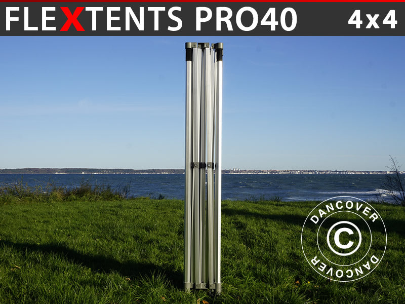 Estructura de aluminio para carpa automática FleXtents PRO 4x4m, 40mm
