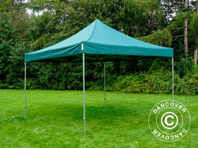 Pop up aiatelk FleXtents PRO 4x4m Roheline, kaasas 4 külgseinad