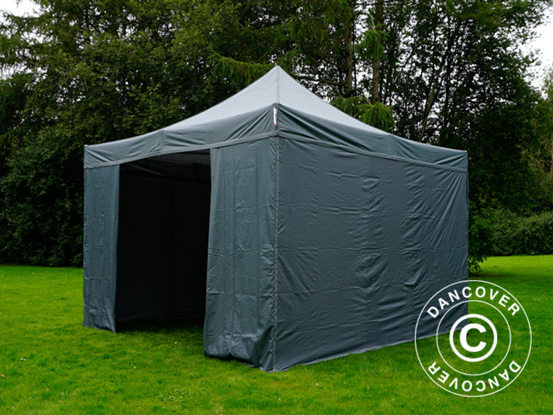 Pop up aiatelk FleXtents PRO 4x4m Hall, kaasas 4 külgseinad