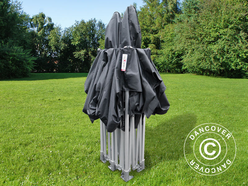 Faltzelt FleXtents PRO Peak Pagoda 3x6m Schwarz