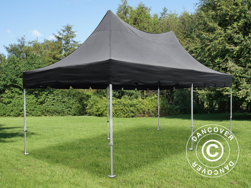 Pop Up aiatelk FleXtents PRO Peak Pagoda 3x6m Must, ks. 6 külgseina
