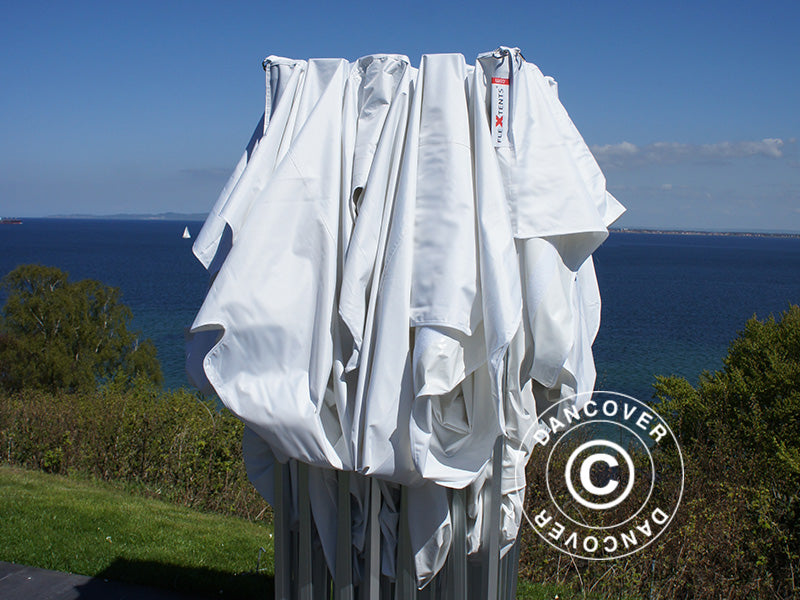 Faltzelt FleXtents PRO Peak Pagoda 4x8m Weiß