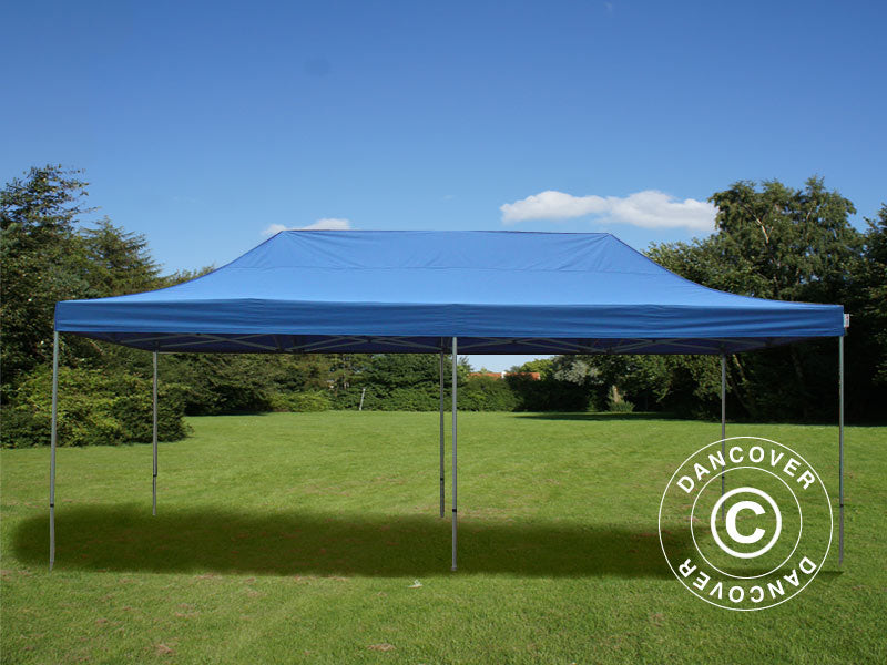 Pop up gazebo FleXtents PRO 4x8 m Blue, incl. 6 sidewalls