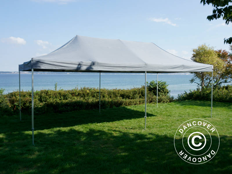 Gazebo pieghevole FleXtents PRO 4x8m Grigio