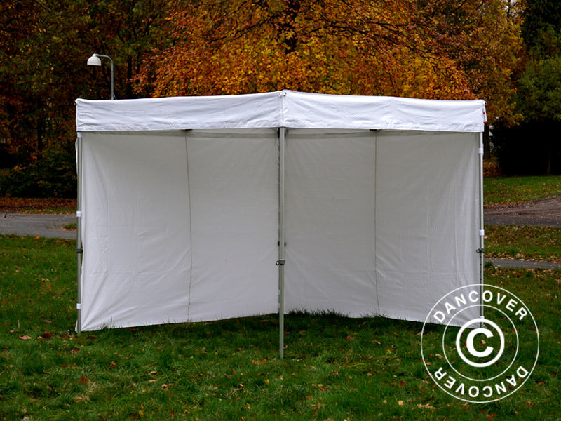 Tente pliante FleXtents Xtreme 50 Exhibition avec parois 3x3m, blanc, M2
