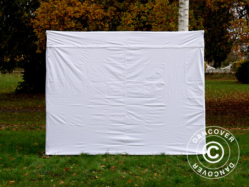Faltzelt FleXtents® Xtreme 50 Exhibition mit Seitenwänden, 3x3m, weiß, Flammfest