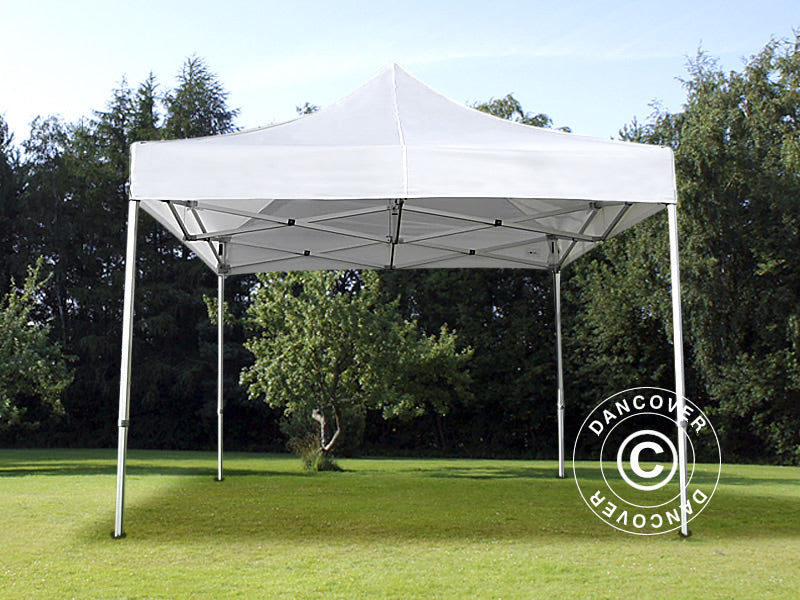 Prekybinė palapinė FleXtents Xtreme 50 3x3m Balta, Liepsnai nepralaidus