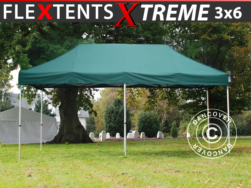 Prekybinė palapinė FleXtents Xtreme 60 3x6m Zalia