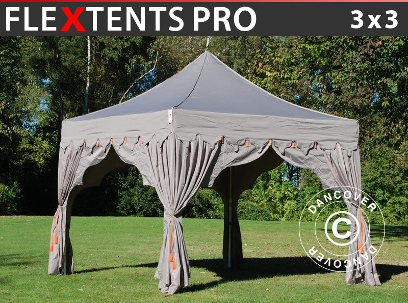 pro tent gmbh Faltzelt FleXtents PRO Raj. Faltzelt 3x3m. Faltzelt Latte/Orange. Jetzt  kaufen