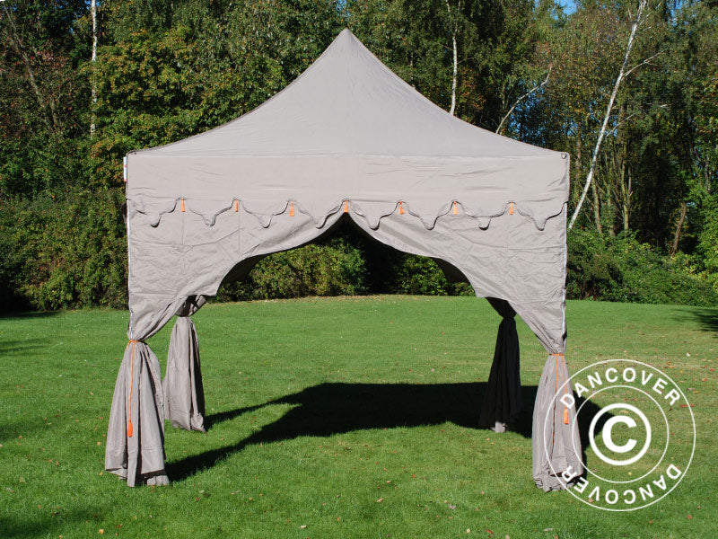 Vouwtent FleXtents PRO "Raj" 3x3m Latte/Oranje
