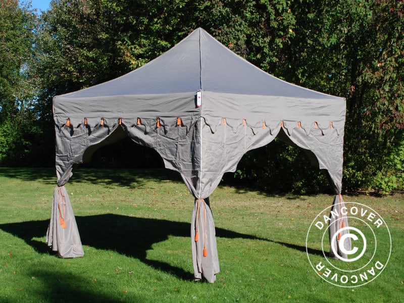 Pop up gazebo FleXtents PRO "Raj" 3x3 m Latte/Orange