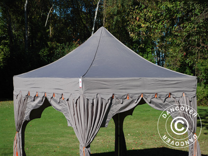 Pop up gazebo FleXtents PRO "Raj" 3x3 m Latte/Orange