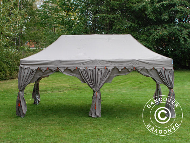 Pop up gazebo FleXtents PRO "Raj" 3x6 m Latte/Orange