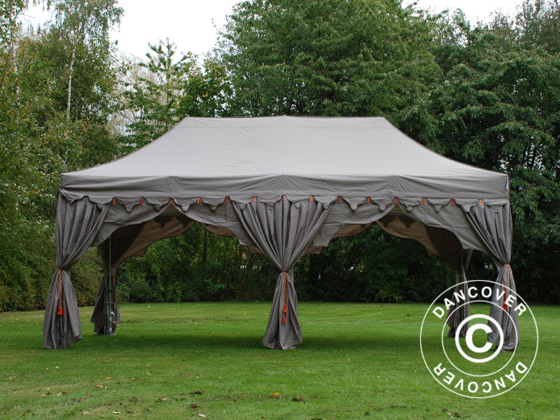Faltzelt FleXtents PRO "Raj" 3x6m Latte/Orange