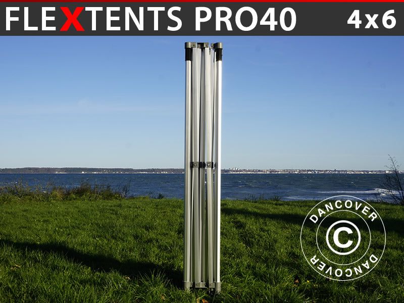 Aluminiumrahmen für Faltzelt FleXtents PRO 4x6m, 8 Beine, 40mm