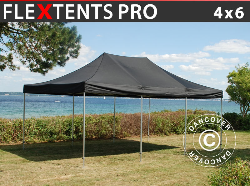 Pikateltta FleXtents PRO 4x6m Musta
