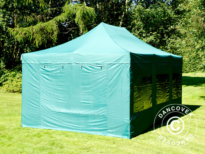 Flext. Pro 4x6m Green Top Frame & Sidewalls GL