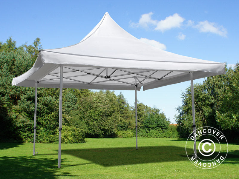 Tenda Dobrável FleXtents Pagoda Xtreme 50 3x3m / (4x4m) Branco