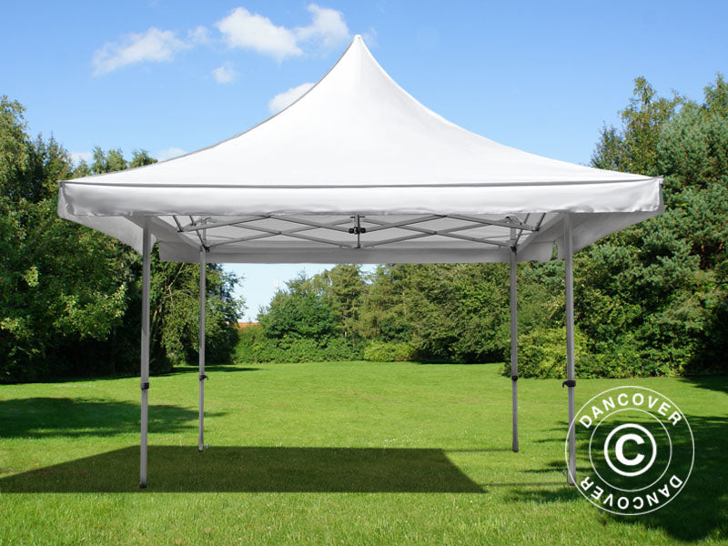 Faltzelt FleXtents Pagoda Xtreme 50 3x3m / (4x4m) Weiß