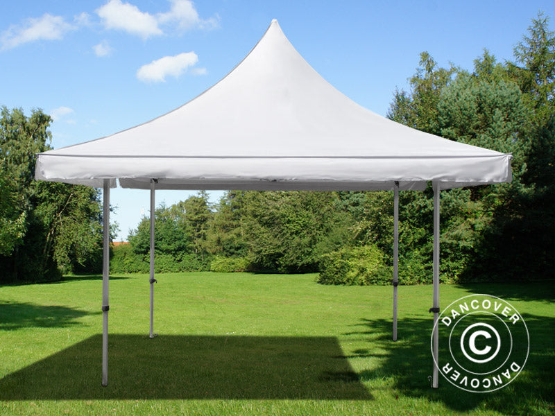Faltzelt FleXtents Pagoda Xtreme 50 3x3m / (4x4m) Weiß