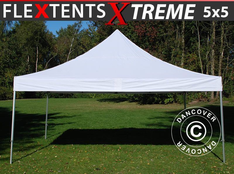Carpa plegable FleXtents Xtreme 50 5x5m Blanco