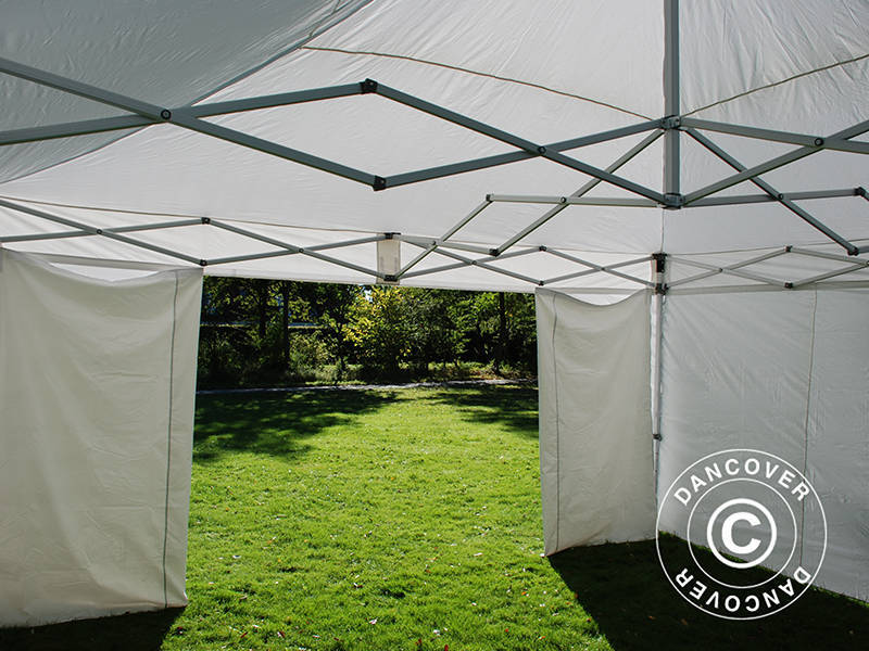 Pop up gazebo FleXtents Xtreme 50 5x5 m White, incl. 4 sidewalls