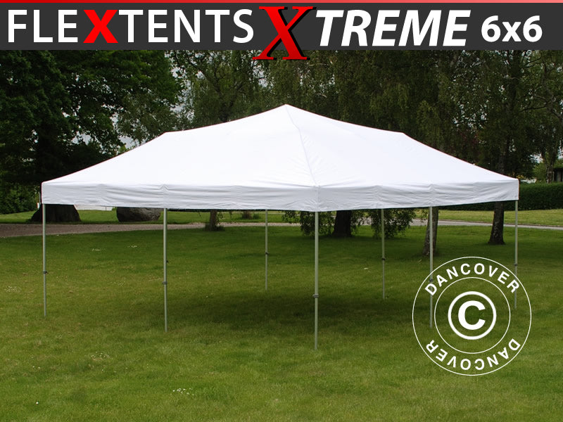 Brzo sklopivi paviljon FleXtents Xtreme 50 6x6m Bijela