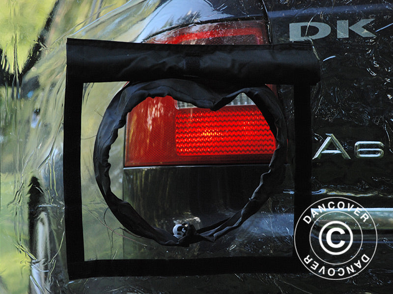 Faltgarage FleX Carcover, 2,5x5m, Schwarz