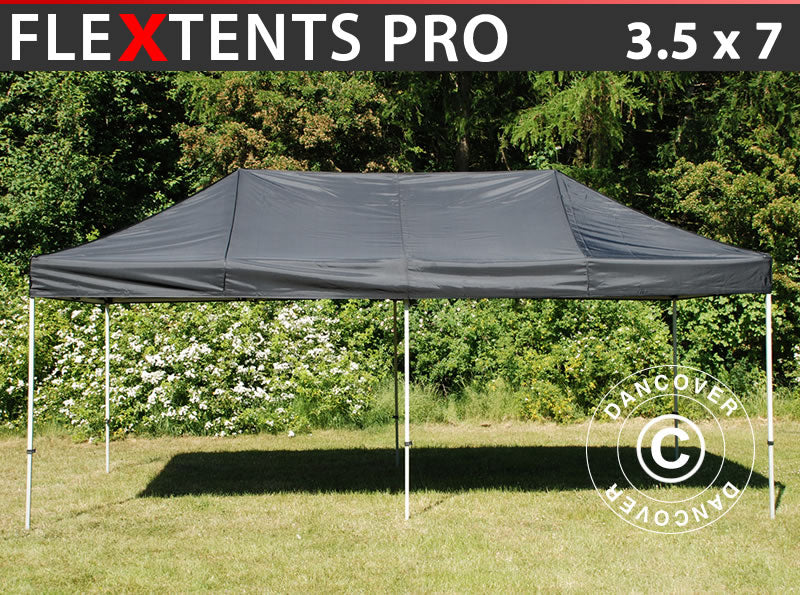 Faltzelt FleXtents PRO 3,5x7m Schwarz – Jetzt bestellen Dancover