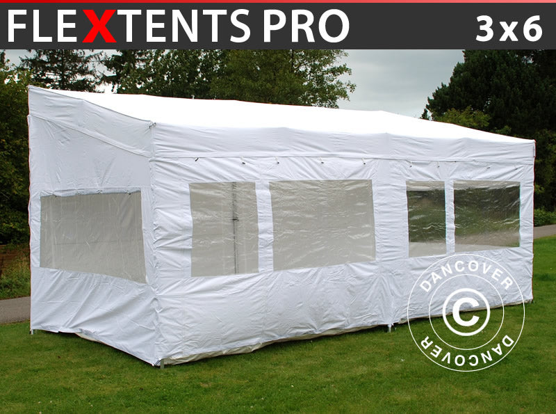 Faltzelt FleXtents PRO Trapezo 3x6m Weiß – Jetzt kaufen