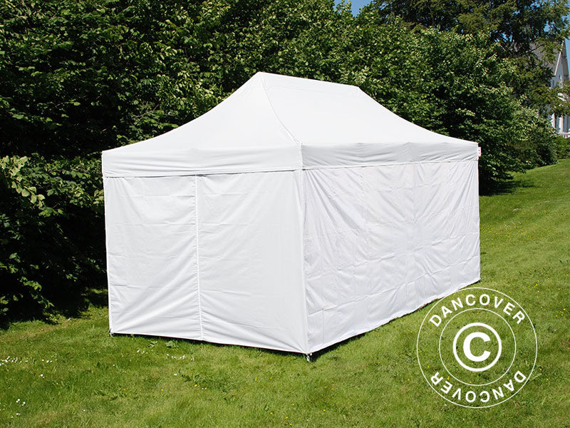 Pop up gazebo FleXtents® Xtreme 50, Medical & Emergency tent, 3x6 m, White, incl. 6 sidewalls