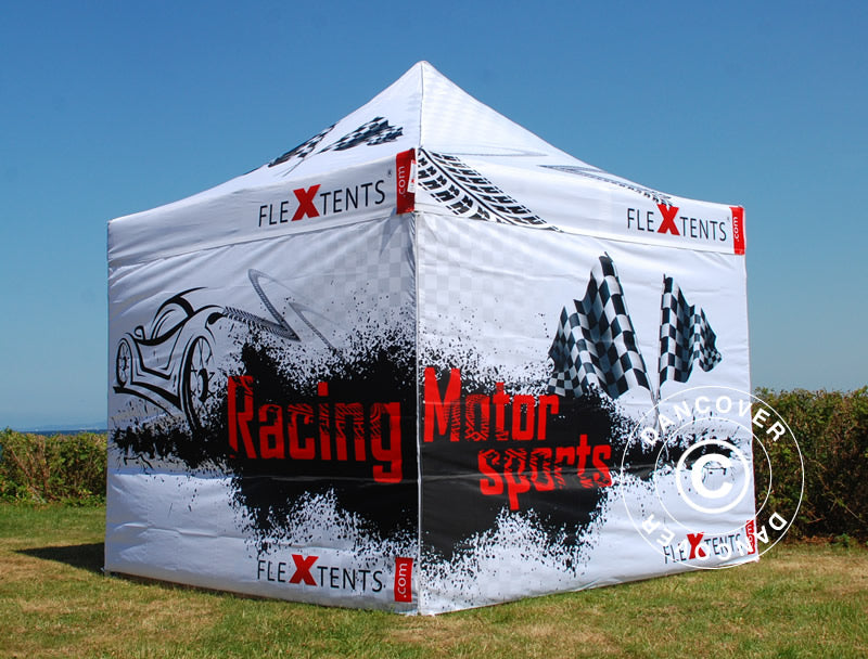Tente pliante FleXtents Xtreme 50 Racing 3x3m, Edition limitée