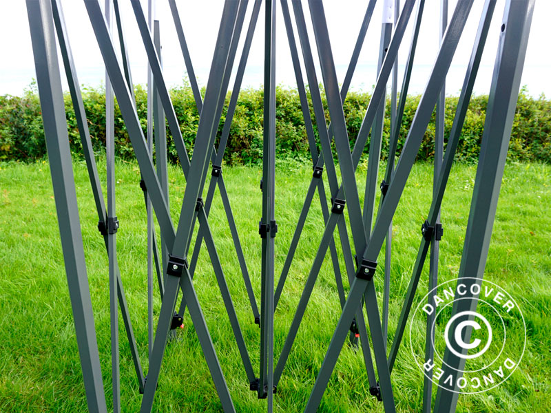 Stahlrahmen für Faltzelt FleXtents Steel 4x8m, 6 Beine, 40mm