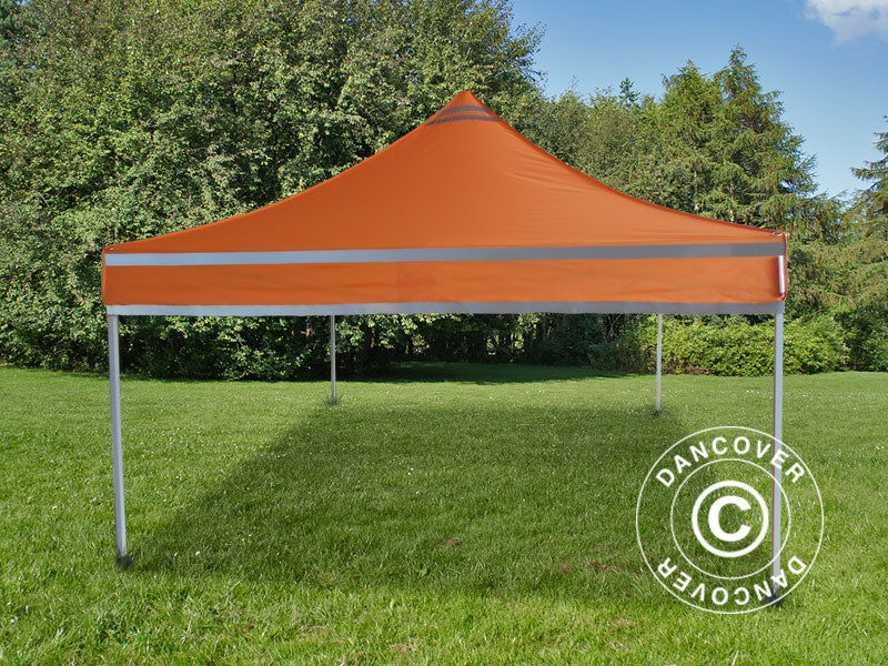 Vouwtent FleXtents PRO Steel Werktent 3x3m Oranje Reflecterend