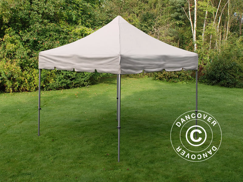 Pop up gazebo FleXtents PRO Steel "Peaked" 3x3 m Latte